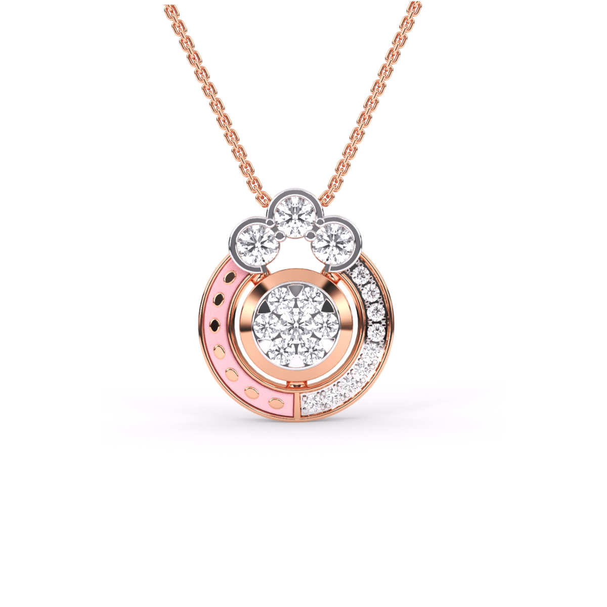 Dream of Dazzle Diamond Pendant For Girls